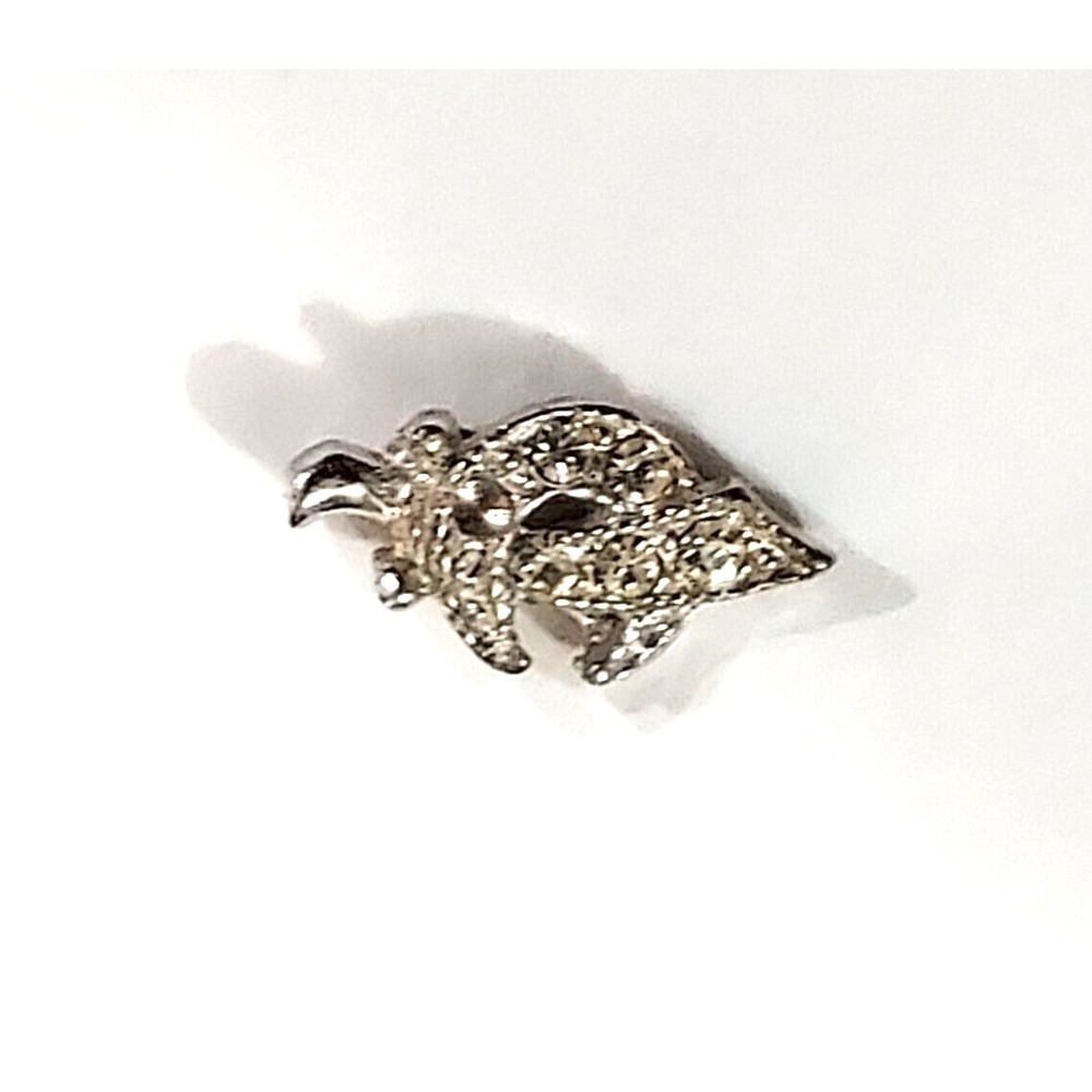 Masonic Shriner's Vintage Pin Silver Tone and Rhinestone
